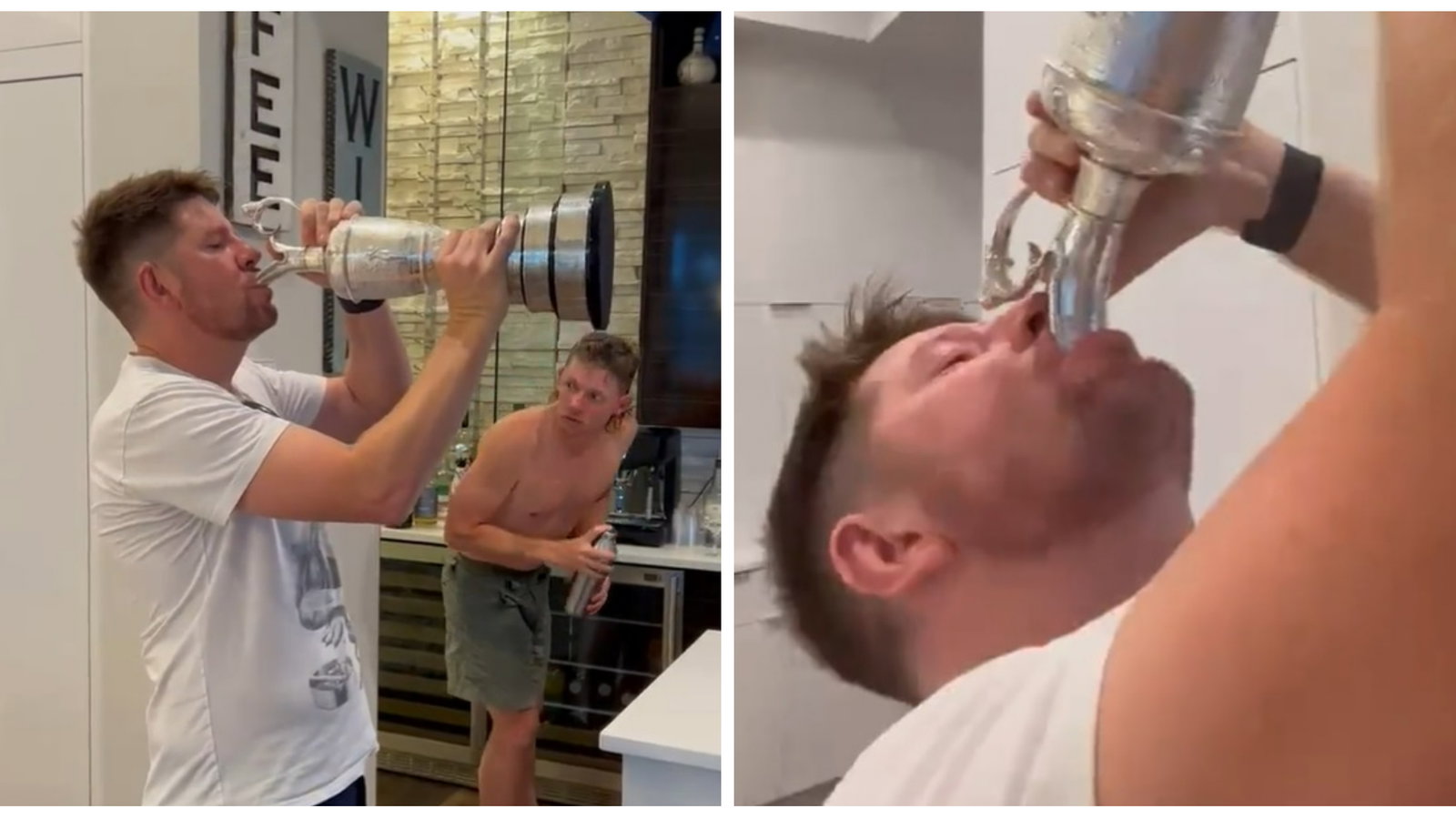 Cameron Smith's partying after Open win show no signs of slowing down just yet